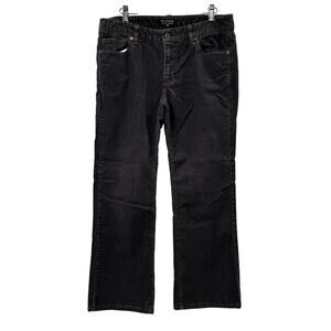 Polo Jeans Co. Ralph Lauren Womens 10x30 Gray Corduroy Pants 98% Cotton Boot Cut